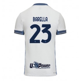 Inter Milan Nicolo Barella #23 Borta Kläder 2024-25 Kortärmad